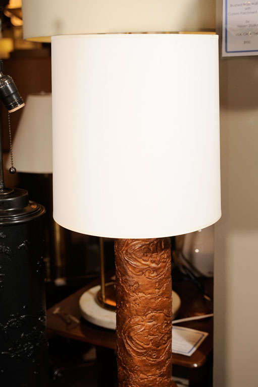 antique wallpaper roller lamp